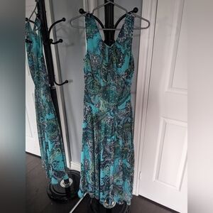 Y2K Paisley Printed Midi Dress